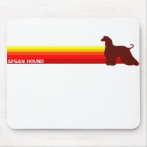 Afghan Hound With Stripes Mousepad