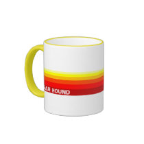 Afghan Hound With Stripes Mug