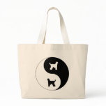 Afghan Hound Yin Yang Tote Bag