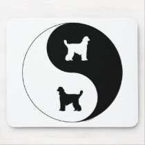 Afghan Hound Yin Yang Mouse Mat