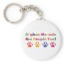 Afghan  Hounds Are People Too Key Chain