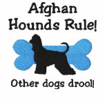 Afghan Hounds Rule Embroidered Shirt (Polo)
