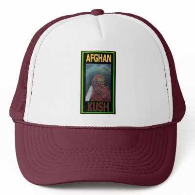 AFGHAN KUSH TRUCKER HATS by nocklist