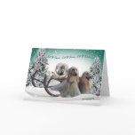 AFGHAN LET IT SNOW, LET IT SNOW CARDS