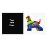 AfghanHound Patchwork Pet Photo Card