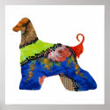 AfghanHound Patchwork Pet Print