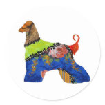AfghanHound Patchwork Pet Stickers