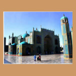 afghani blue mosque postcards