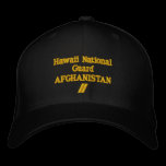 AFGHANISTAN 12 MONTH COMBAT TOUR embroidered hats