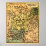 Afghanistan and Surrounding Countries Map posters