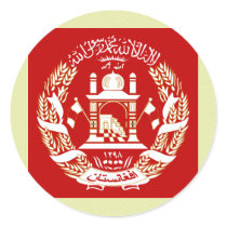 Afghanistan Coat of Arms detail Stickers
