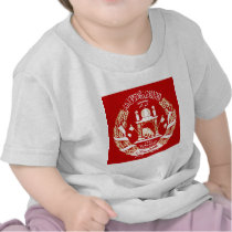 Afghanistan Coat of Arms detail T Shirts