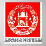 Afghanistan Coat of Arms Poster