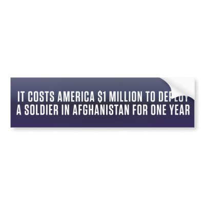 Afghanistan Deployment Bumper Sticker by Libertymaniacs
