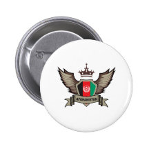 Afghanistan Emblem Pinback Button
