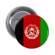Afghanistan Flag Button