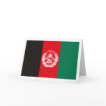 Afghanistan Flag Greeting Card