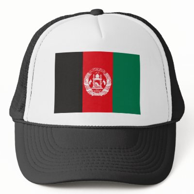 Afghanistan Flag Hat by FlagTshirts