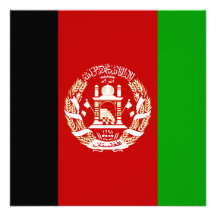 Afghanistan Flag Invitation