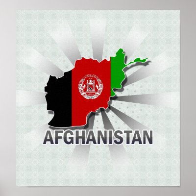 Afghanistan Flag Map 2.0 Posters by representmycountry