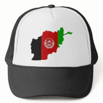 Afghanistan Flag Map full size Mesh Hats