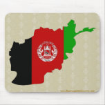 Afghanistan Flag Map full size Mouse Pads