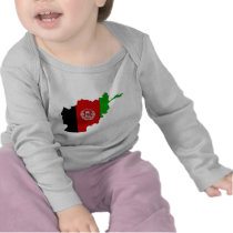 Afghanistan Flag Map full size Shirt
