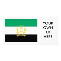 Afghanistan Flag Photo Card