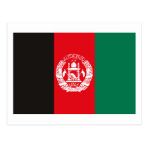 Afghanistan Flag Postcard postcards