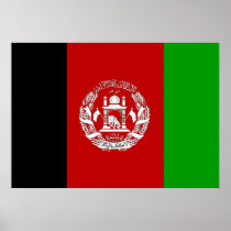 Afghanistan Flag Posters