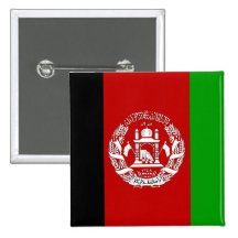 Afghanistan High quality Flag Button