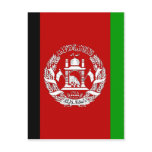 Afghanistan High quality Flag Postcard