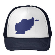 Afghanistan Map Mesh Hat