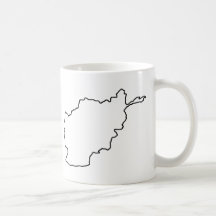 Afghanistan Map Mug