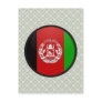 Afghanistan quality Flag Circle Postcard