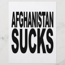 Afghanistan Sucks Custom Flyer