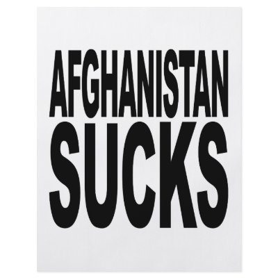Afghanistan Sucks Custom Flyer by MyShirtSucks