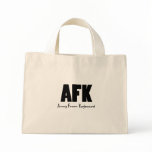 AFK black Tote Bag