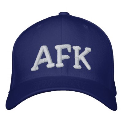 AFK BASEBALL CAP by CustomHats