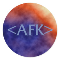 AFK ROUND STICKERS