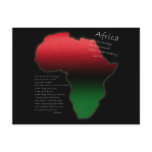 Africa, Always On My Mind Post Card