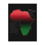 Africa, Always On My Mind Post Card