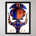Africa Art deco vintage Poster 2