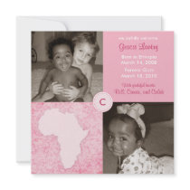 Africa Block: Soft Pink Announcements