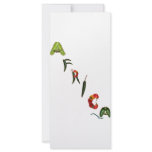 Africa Chilli Peppers rack cards