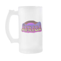 Africa design wildlife safari mugs