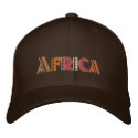 Africa Earth colours baseball cap embroidered hats