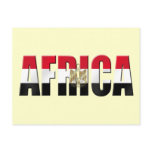 Africa Egypt flag logo Eagle emblem gifts Postcard