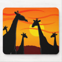 Africa-Giraffes Mouse Pad