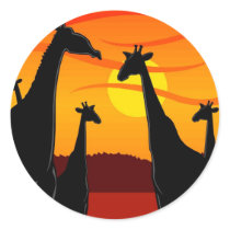 Africa-Giraffes Stickers